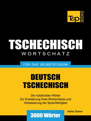 cover image of Deutsch-Tschechischer Wortschatz für das Selbststudium